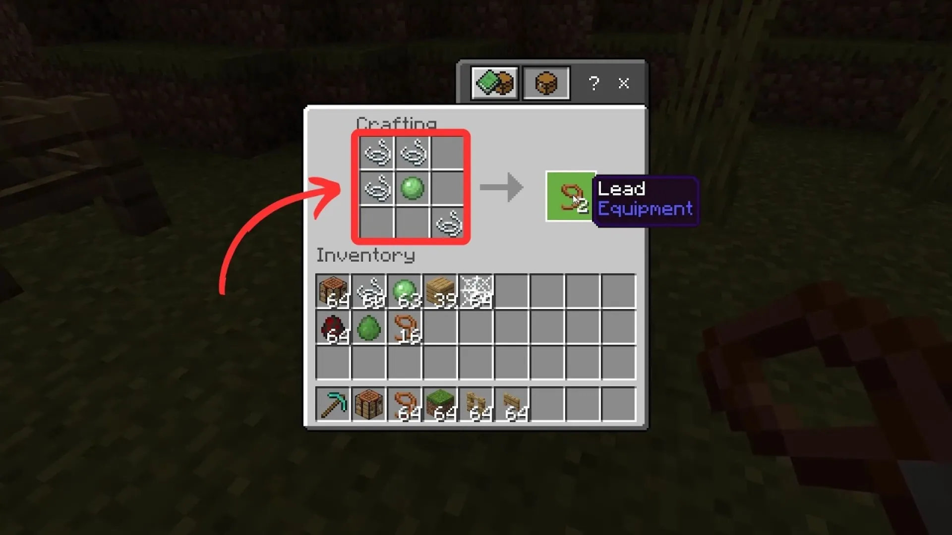 How to Craft a Lead in Minecraft